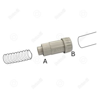   KONDENZVÍZ ELVEZETŐCSŐ ÁTALAKÍTÓ (MEREV- ÉS GÉGECSŐ KÖZÖTT) 16/20 mm