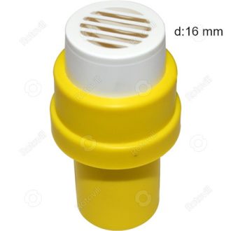 KONDENZVÍZ ELVEZETŐCSŐ ZÁRÓVÉG 16 mm (SÁRGA)